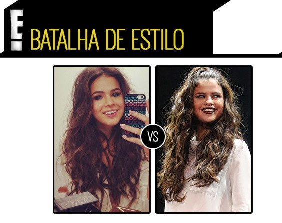 Bruna Marquezine, Selena Gomez, batalha de estilo Bruna Marquezine, Selena Gomez, batalha de estilo